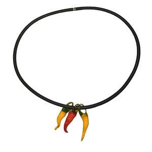 Hand made chili papers necklace